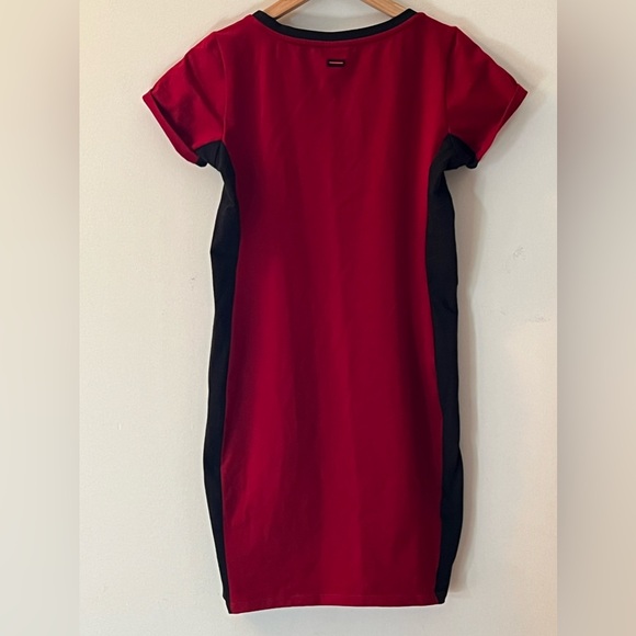 FUBU | Vintage Y2K Red and Black Streetwear Mini Dress - Size Large - Picture 6 of 10